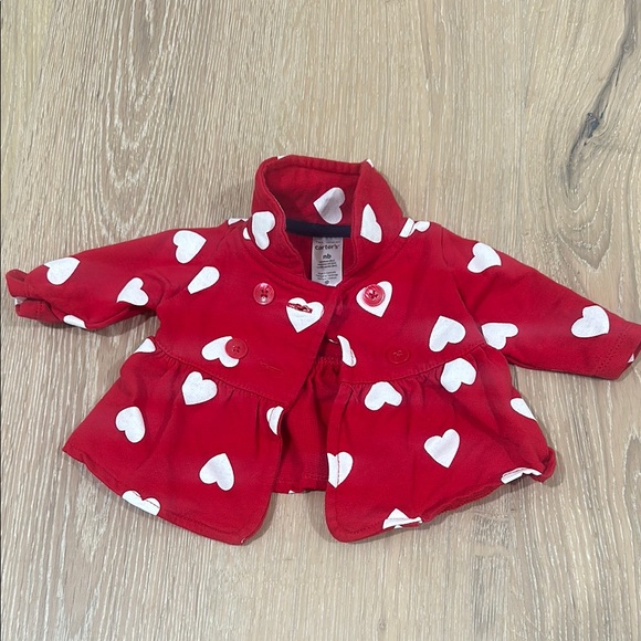 Carter's Other - Baby Gap Red Heart Print Jacket